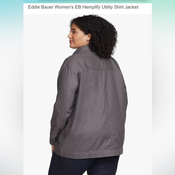 Eddie Bauer Women’s EB Hemplify Utility Shirt Jacket, size M - Picture 2 of 14
